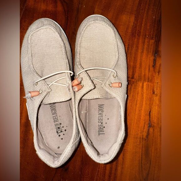 True Religion Zaira Women's Woven Drawcord Slip On Shoes
EUC sz 6 - Picture 5 of 6